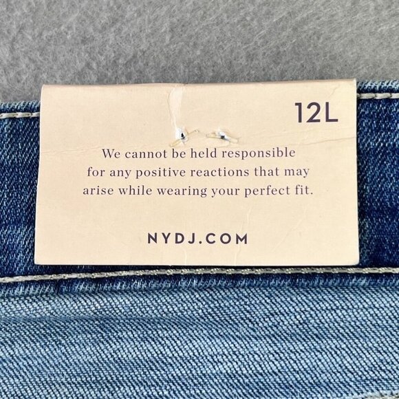 NYDJ Marilyn Straight Ankle Size 12 Long Lift X Tuck Technology - Picture 8 of 12